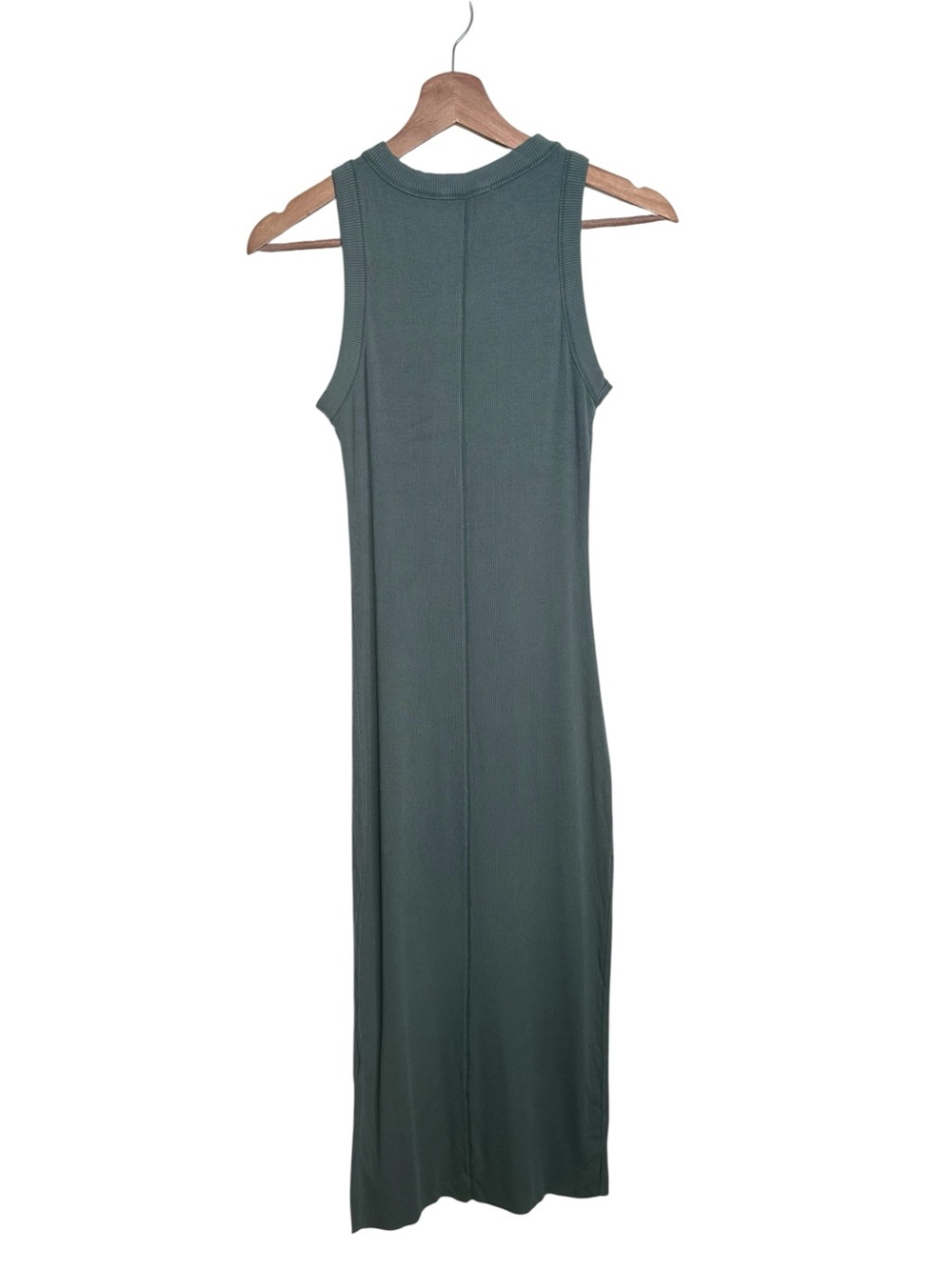 JLUXLabel Sleeveless Ribbed Bodycon High Neck MIDI Dress Size Medium - Picture 5 of 7